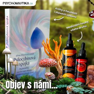 Od knih přes gumídky až po extrakty. Houby ve všech podobách! 🍄 Navíc ti ukážou, že příroda a mysl nejsou oddělené světy....